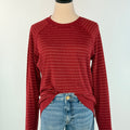 Flag and Anthem Frannie Reversible Top in Berry and White-121 - Jersey Tops F/W (June - Nov)-Little Bird Boutique
