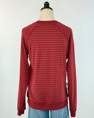 Flag and Anthem Frannie Reversible Top in Berry and White-121 - Jersey Tops F/W (June - Nov)-Little Bird Boutique