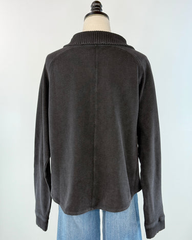 Flag and Anthem Adriana Pullover in Black-142 Sweatshirts & Hoodies-Little Bird Boutique