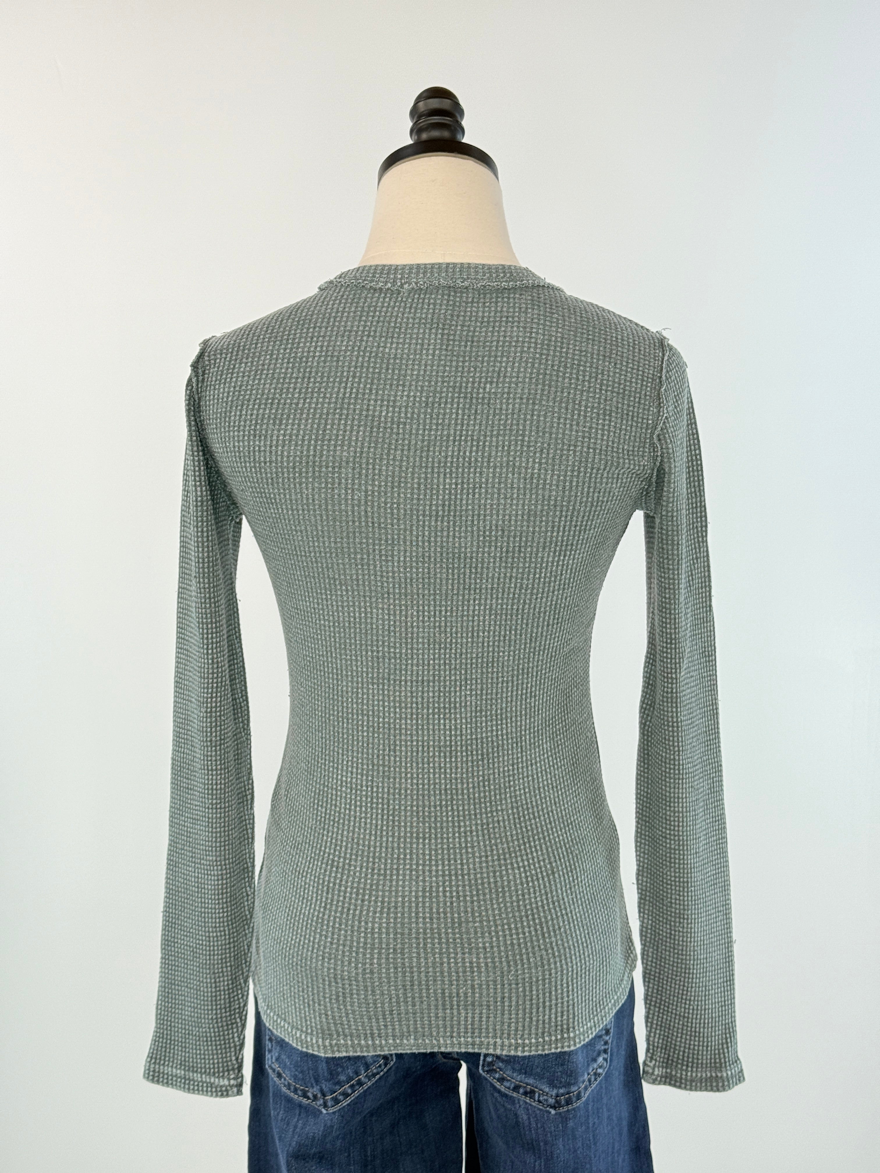 Z Supply Arlet Mini Thermal Top in Garland Green-121 - Jersey Tops F/W (June - Nov)-Little Bird Boutique