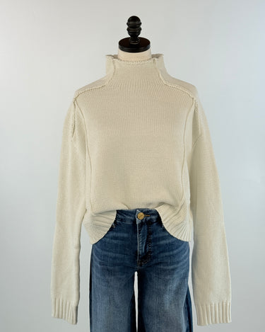 Winter's Edge Mock-Neck Sweater-131 - Sweaters F/W (June - Nov)-Little Bird Boutique