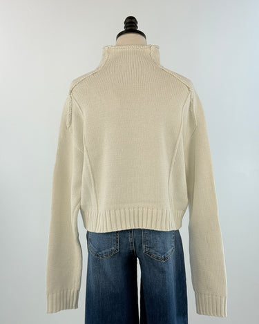 Winter's Edge Mock-Neck Sweater-131 - Sweaters F/W (June - Nov)-Little Bird Boutique