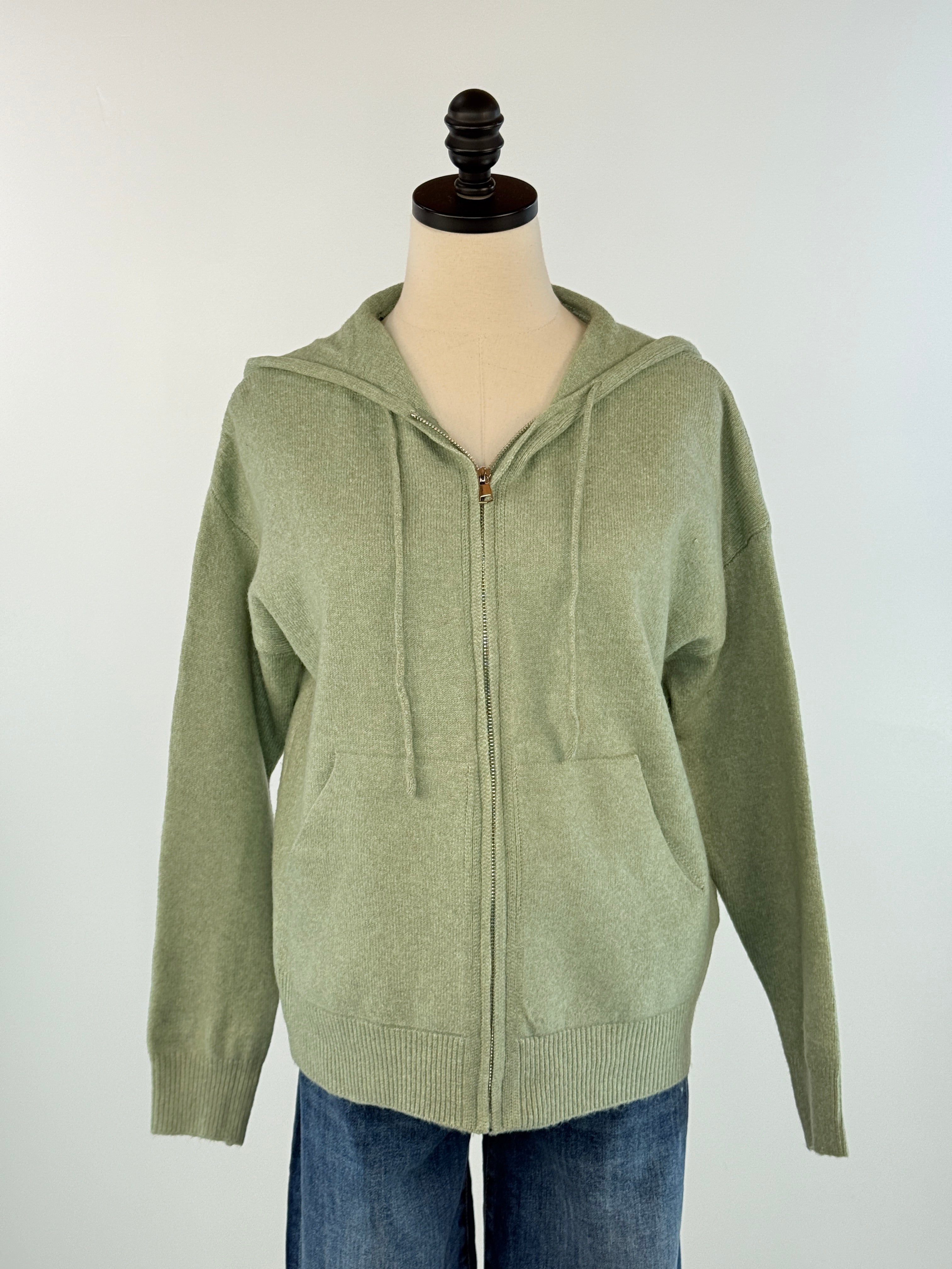 Dream On Sweater in Green-131 - Sweaters F/W (June - Nov)-Little Bird Boutique