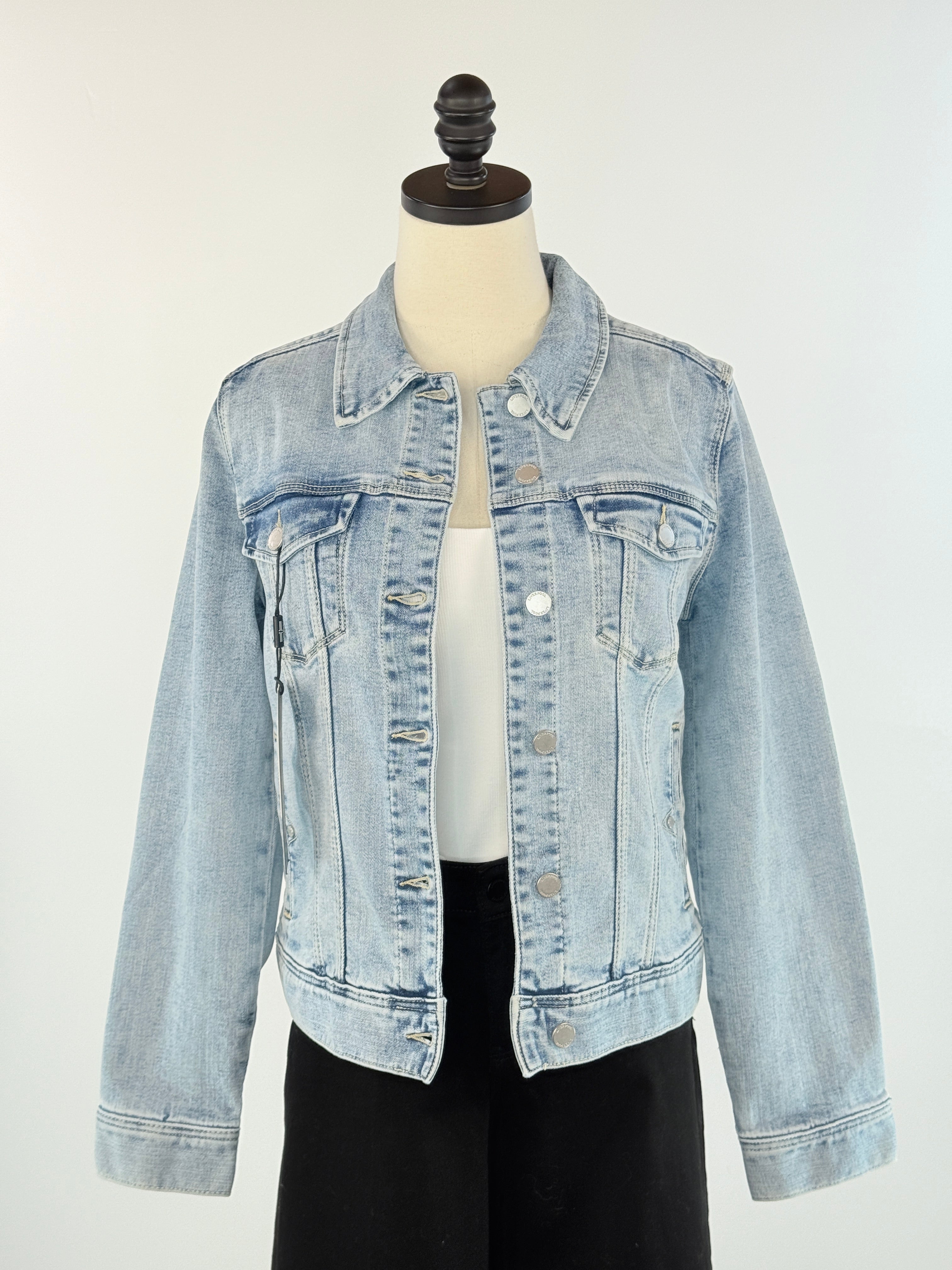 Liverpool Denim Classic Denim Jacket in Lake Elsinore-145 Denim Jackets-Little Bird Boutique