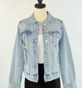 Liverpool Denim Classic Denim Jacket in Lake Elsinore-145 Denim Jackets-Little Bird Boutique