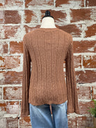 Sanctuary Monday Blooms Sweater in Mocha Mousse-132 - Sweaters S/S (Dec - May)-Little Bird Boutique