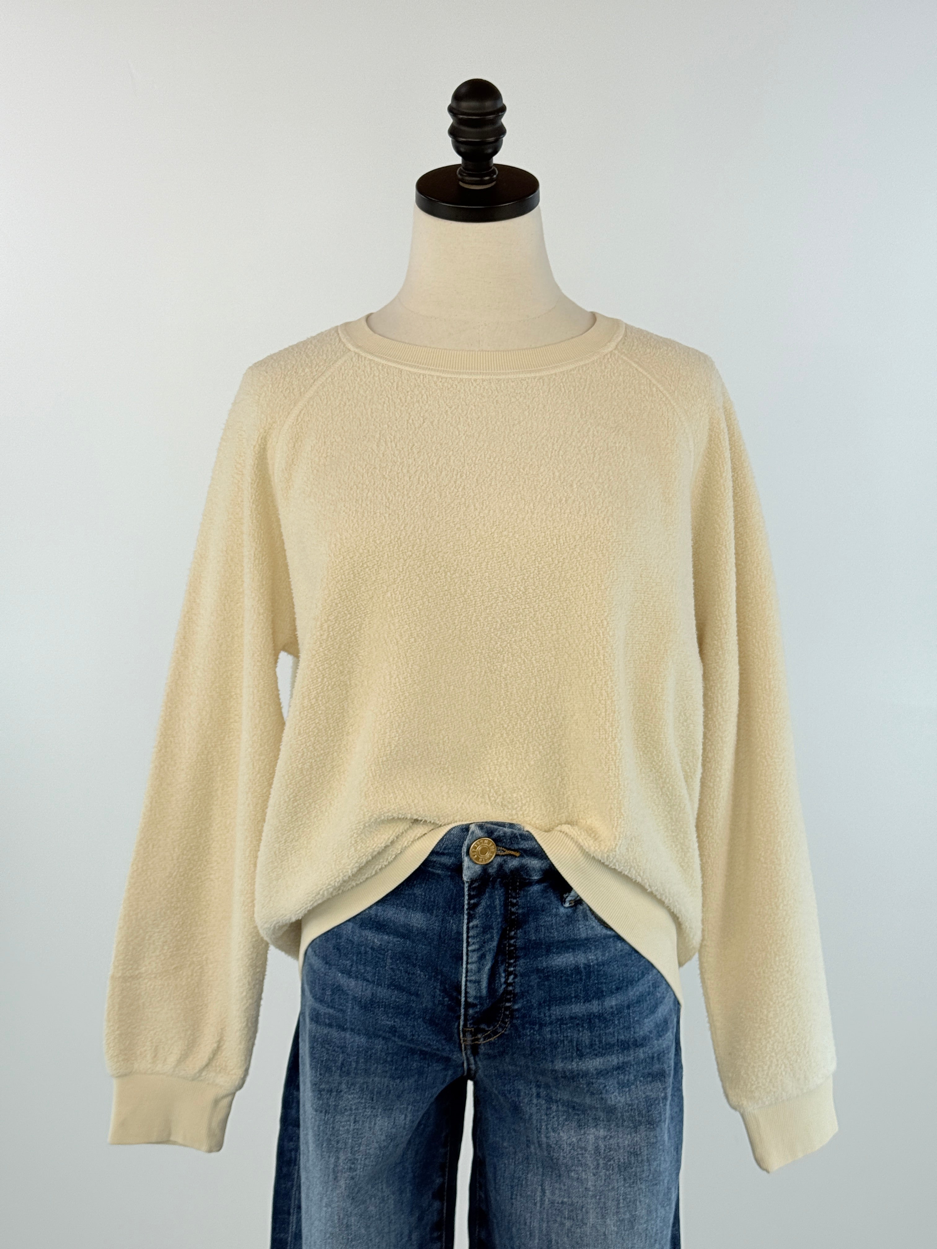 Dear John Rio Sweatshirt in Cream-142 Sweatshirts & Hoodies-Little Bird Boutique