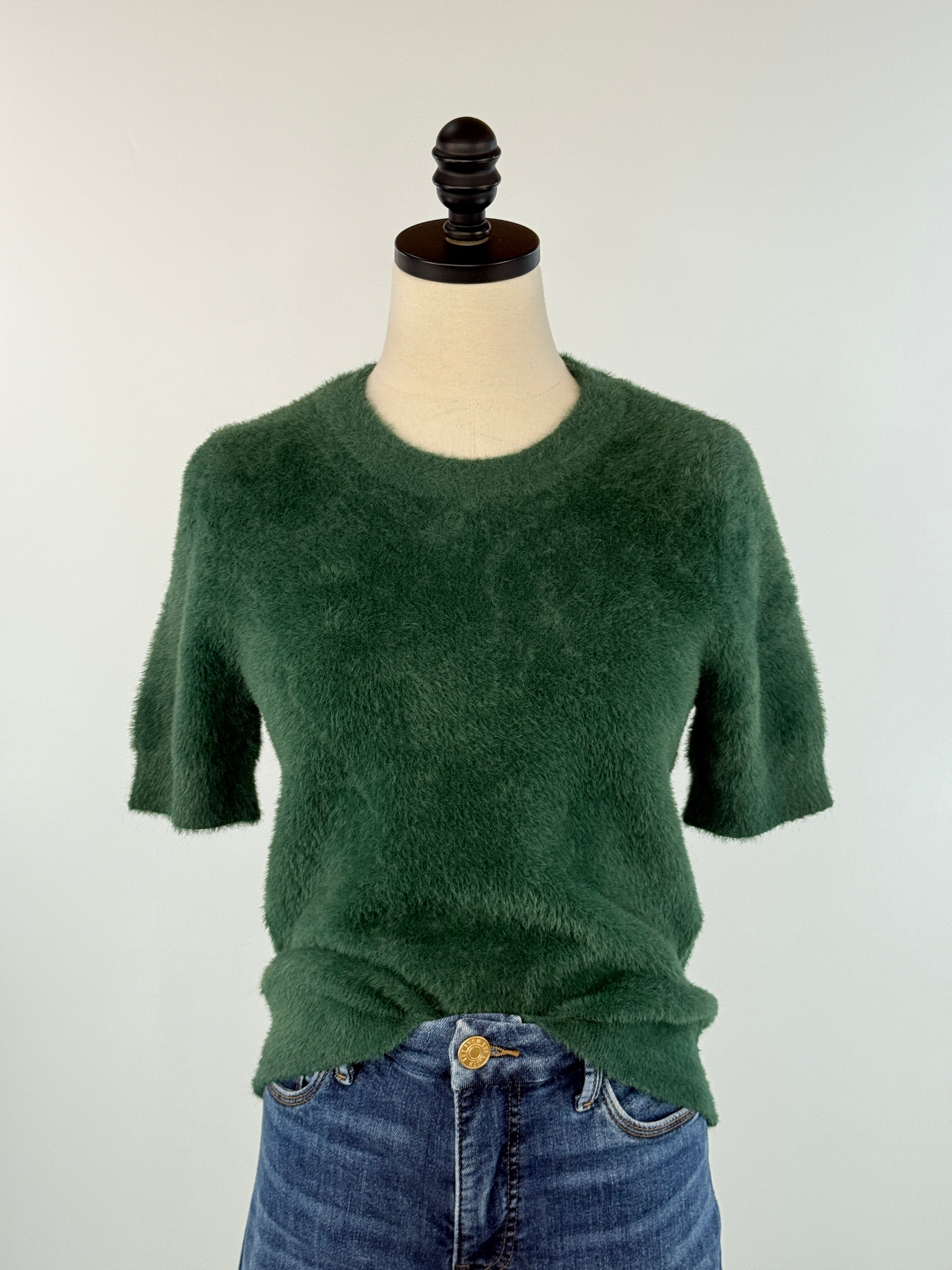 Dear John Susie Sweater in Rainforest Green-133 - Sweaters (Holiday)-Little Bird Boutique