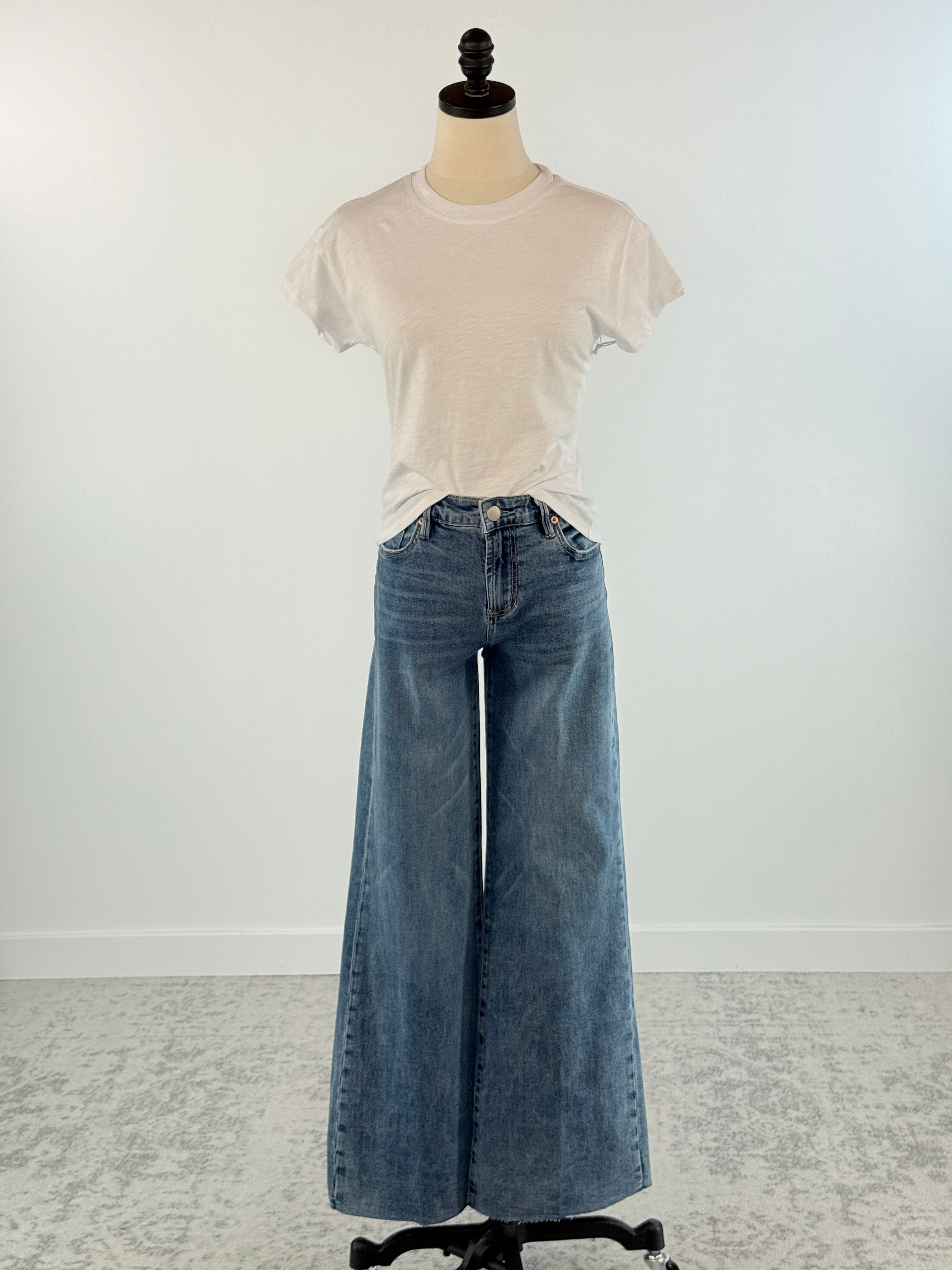 Dear John Micah Denim in Prenma Wash-210 Denim-Little Bird Boutique