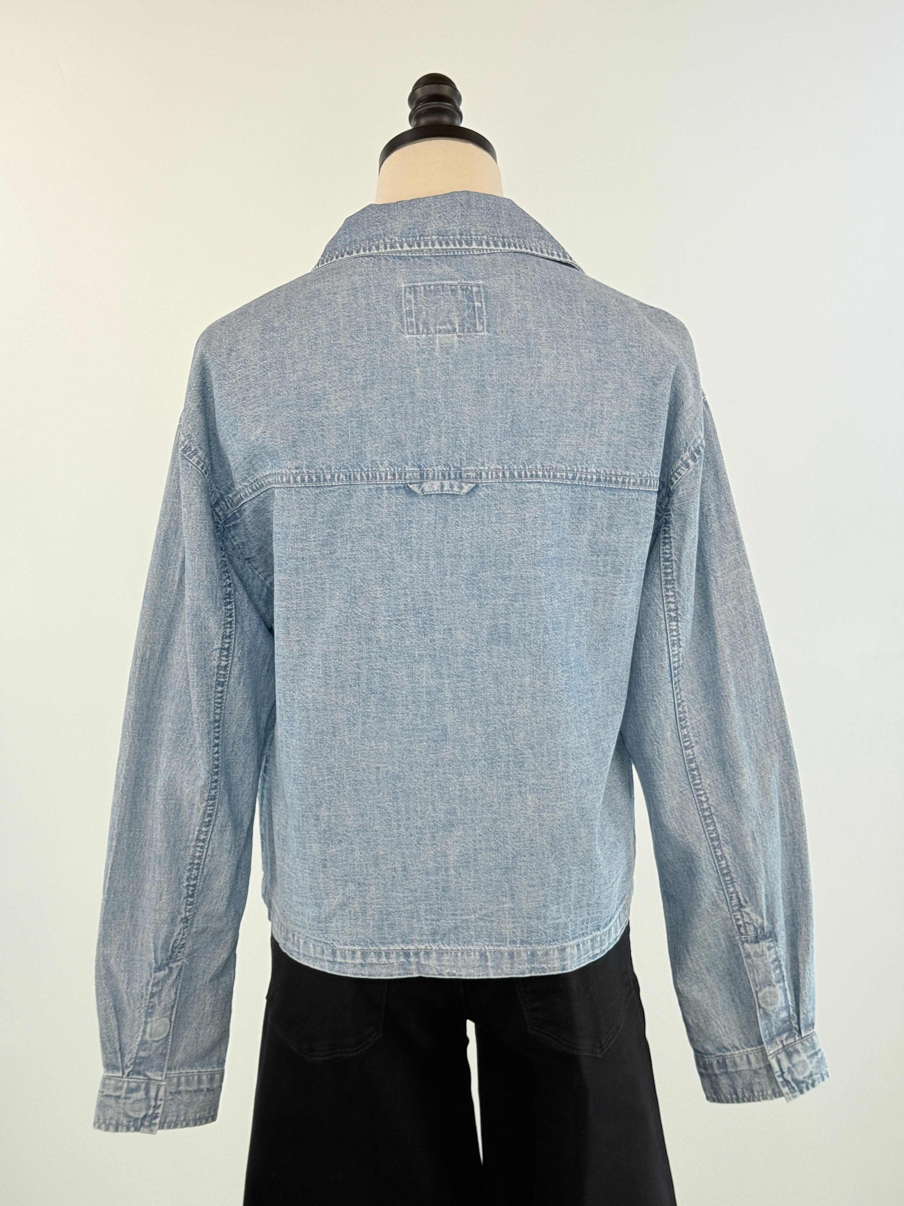 Flag and Anthem Hayden Tencel Jacket in Medium Wash-141 Outerwear Coats & Jackets-Little Bird Boutique