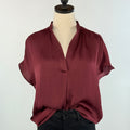 Valor Top in Wine-111 - Woven Top F/W (June- Nov)-Little Bird Boutique