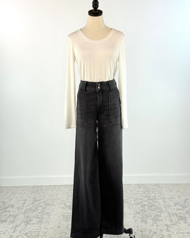 Kut from the Kloth Jodi High Rise Straight Leg in Aware-210 Denim-Little Bird Boutique