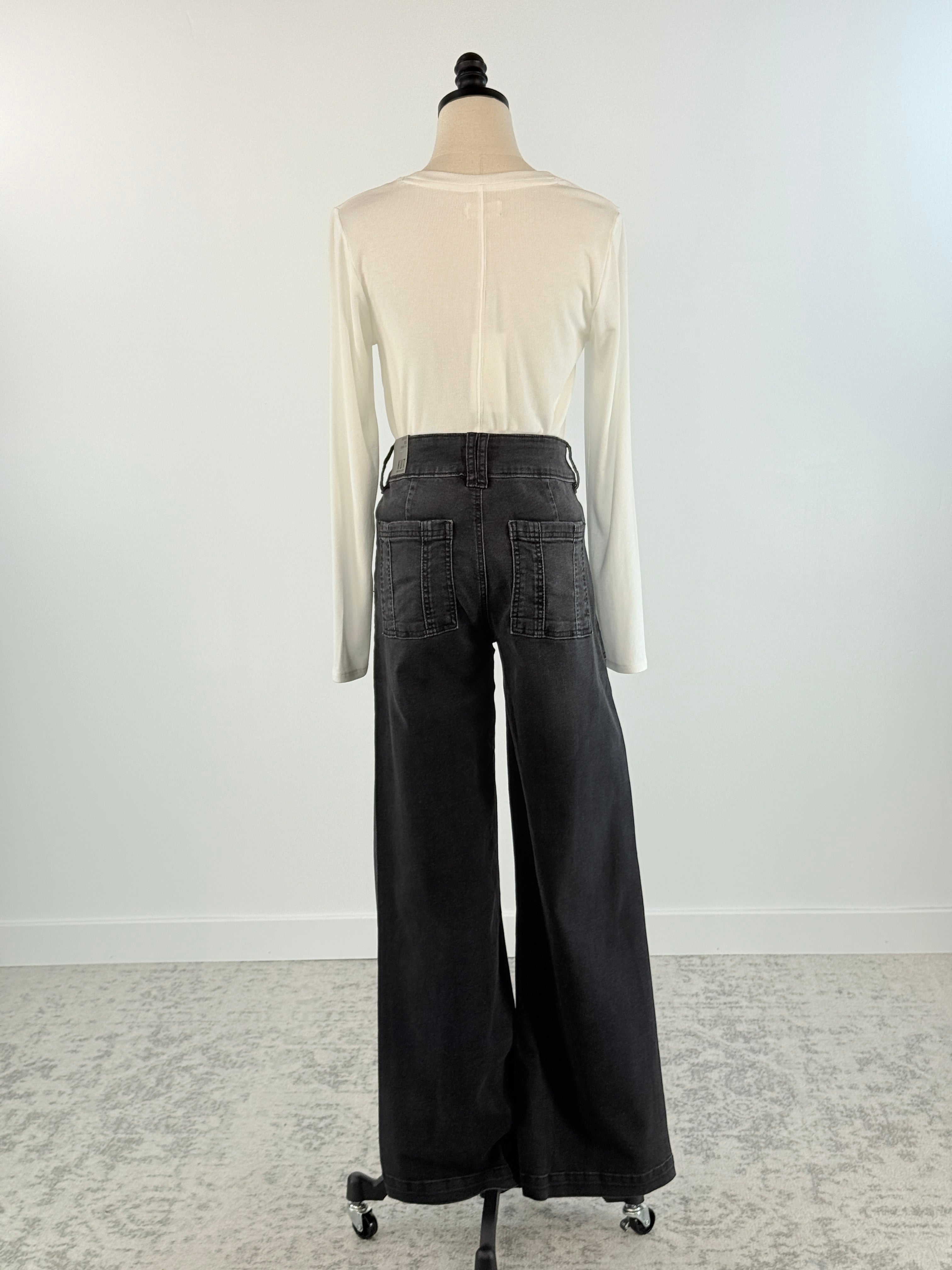 Kut from the Kloth Jodi High Rise Straight Leg in Aware-210 Denim-Little Bird Boutique