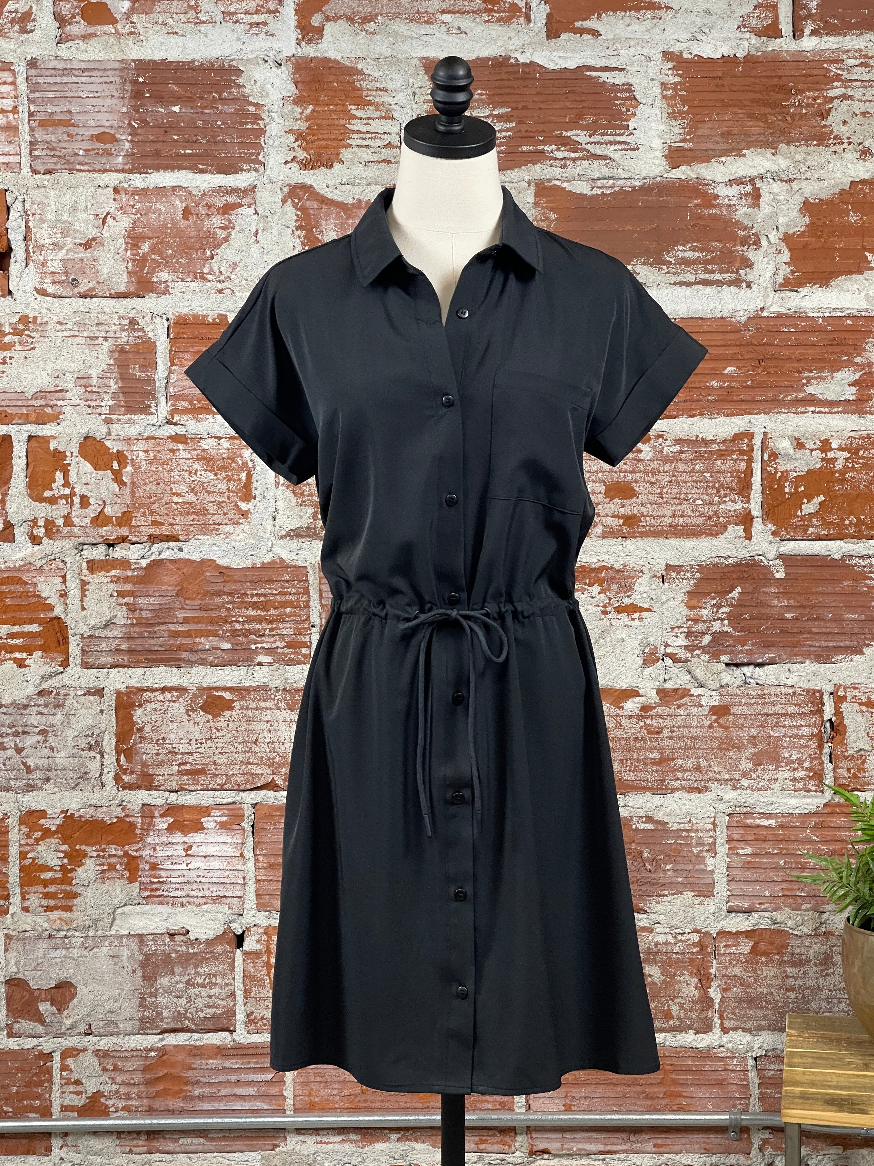 Thread & Supply Billy Dress in Black-151 Dresses - Short-Little Bird Boutique