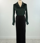 Z Supply Via Lace Midi Skirt in Black-231 Skirts-Little Bird Boutique