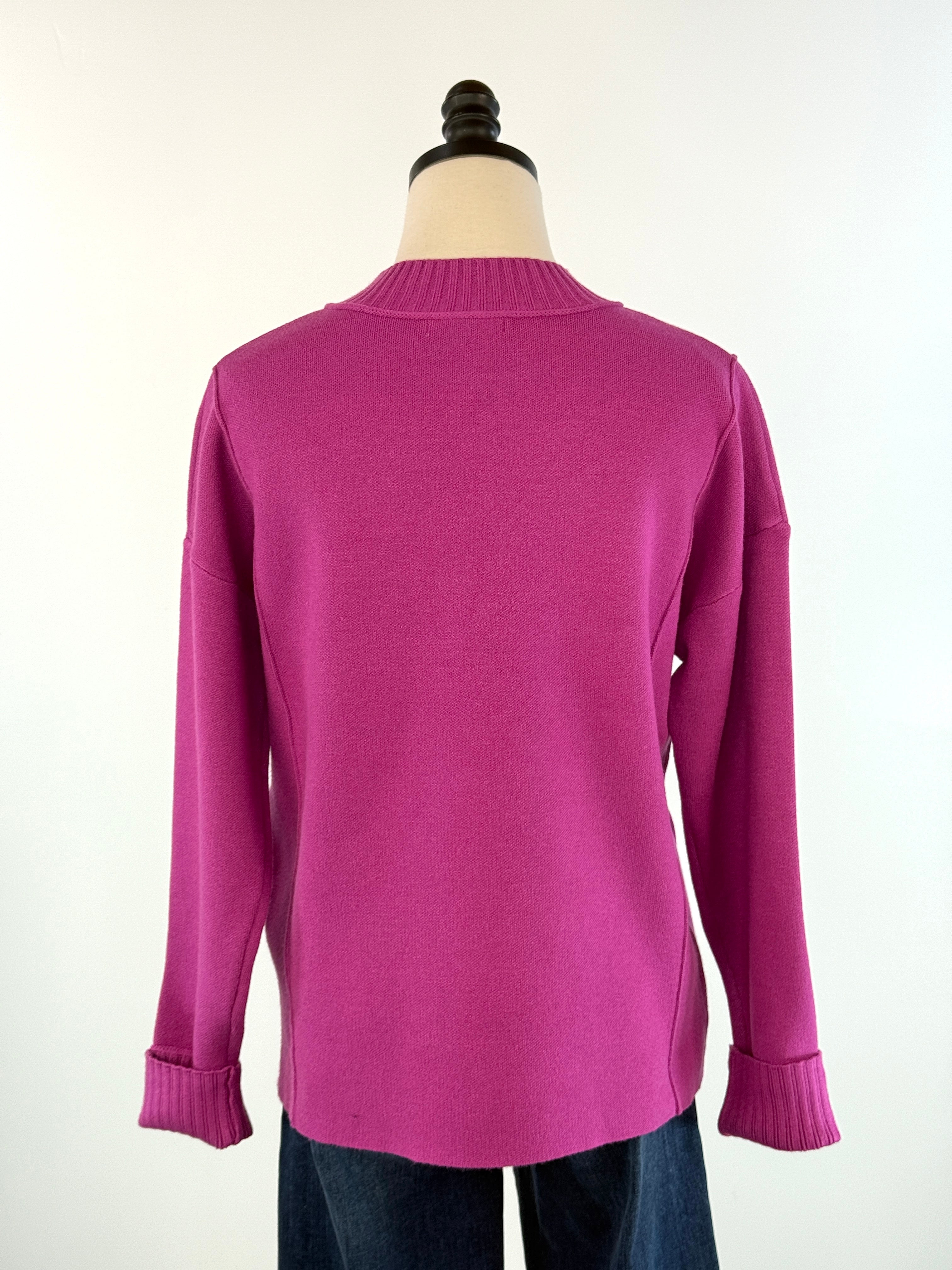 Pink Pop Perfect Knit Sweater-131 - Sweaters F/W (June - Nov)-Little Bird Boutique