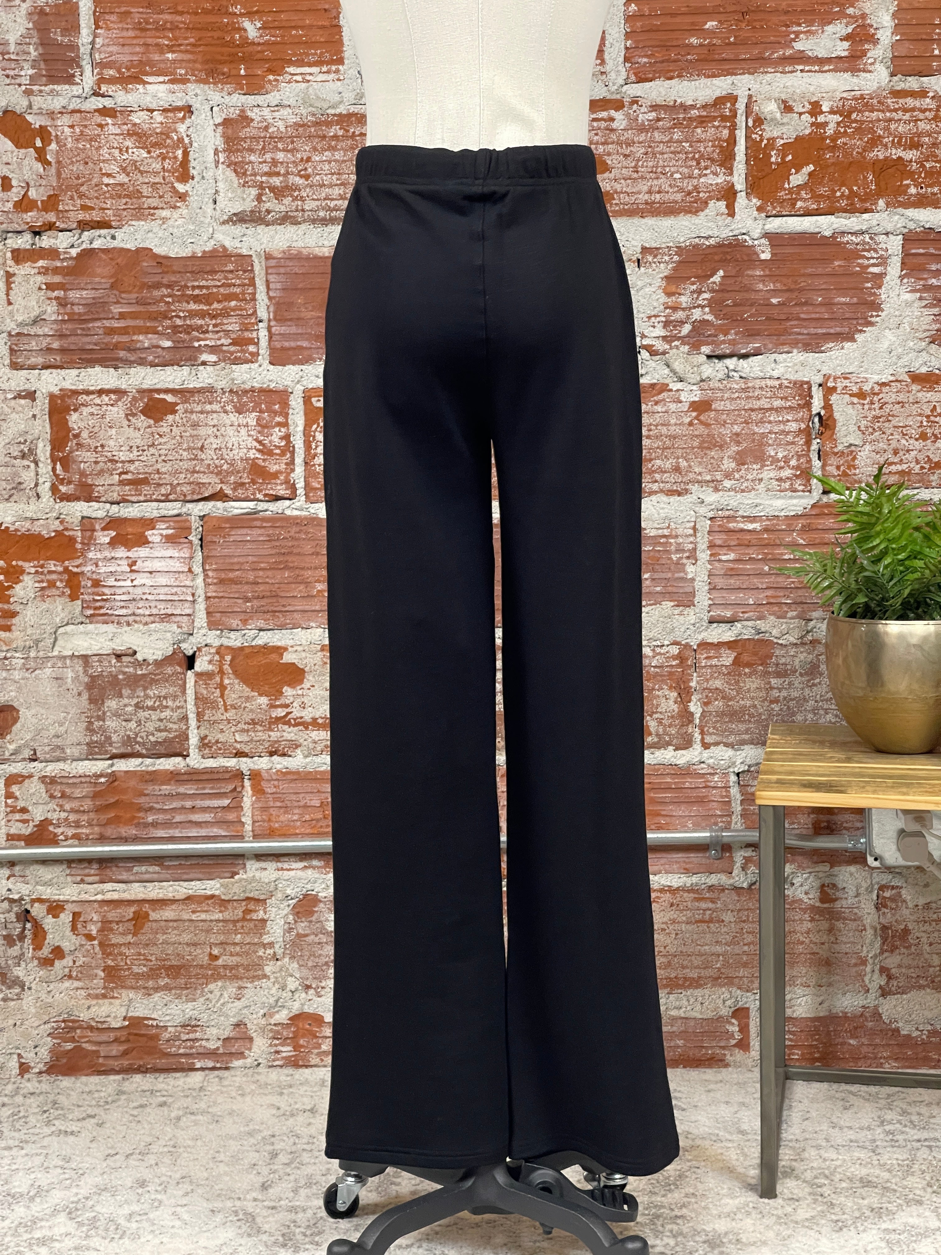 Popola Pants in Black-220 Pants-Little Bird Boutique