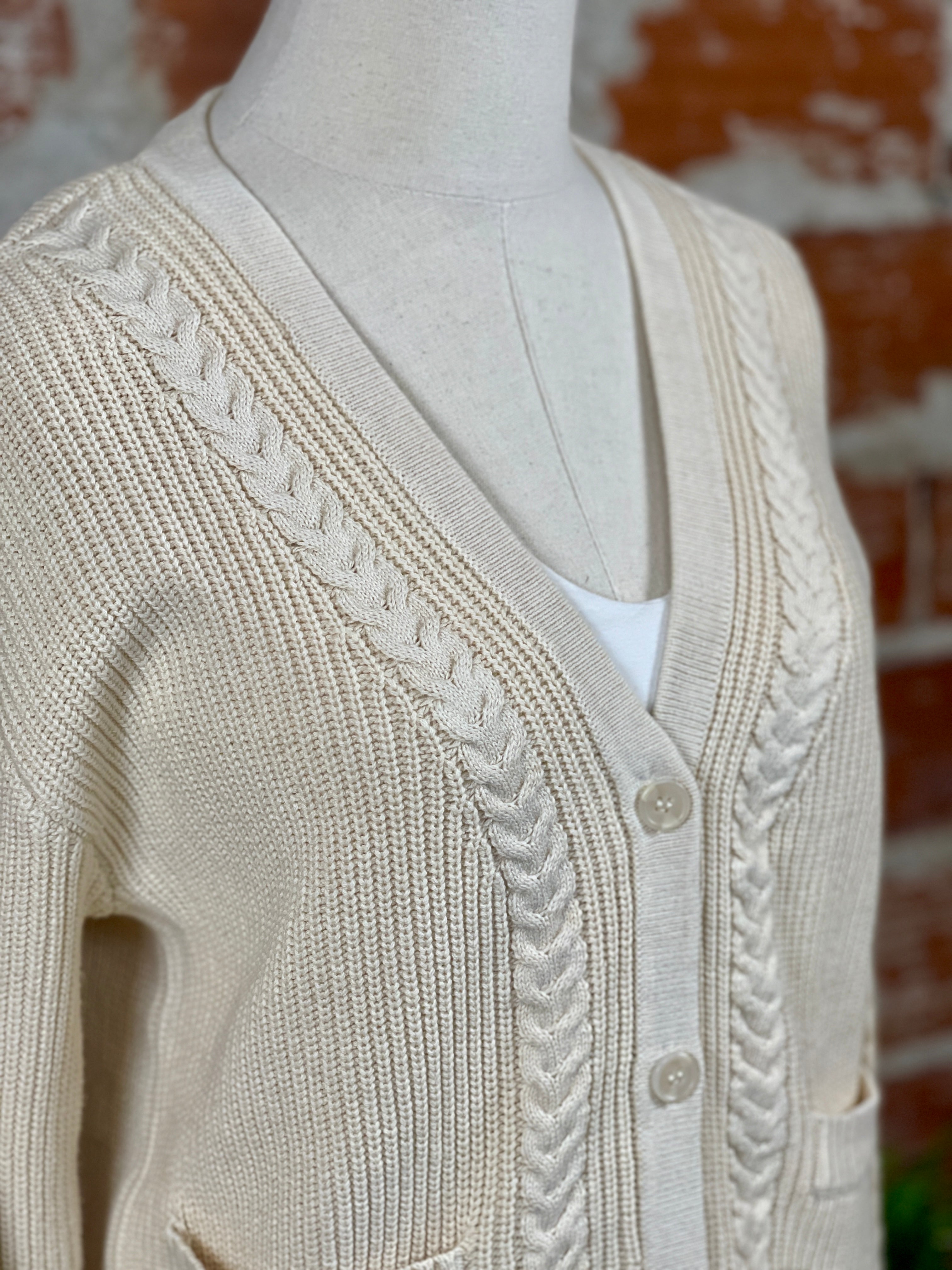 Flag and Anthem Kimball Sweater in Cream-131 - Sweaters F/W (June - Nov)-Little Bird Boutique