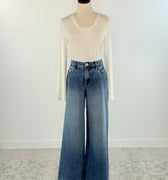 Kut from the Kloth Maya Denim in Amuse Wash-210 Denim-Little Bird Boutique