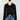 The Midnight Ruffle Cardigan in Black-131 - Sweaters F/W (June - Nov)-Little Bird Boutique