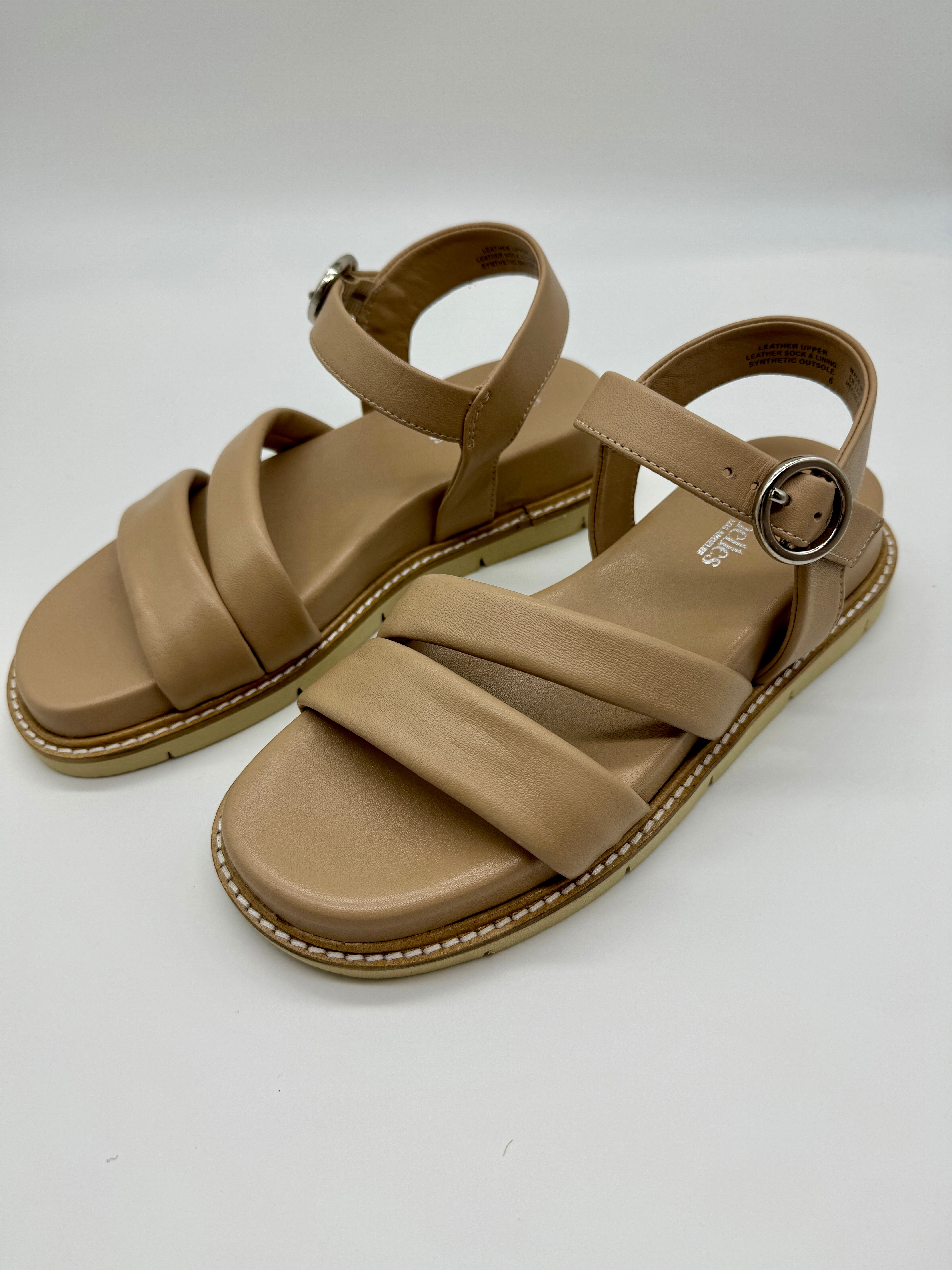 Seychelles Tangelo Sandals Beige Leather-312 Shoes-Little Bird Boutique