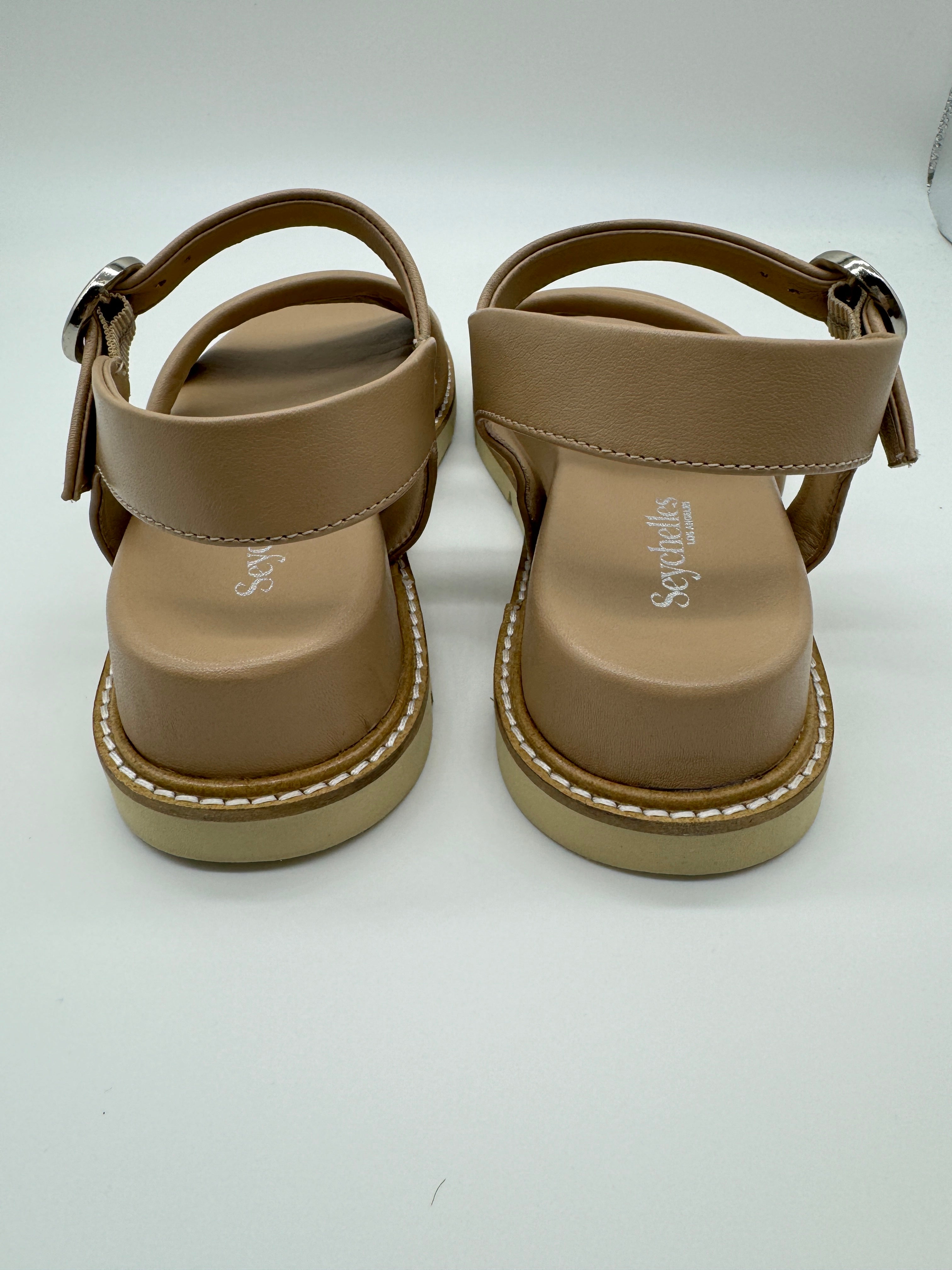 Seychelles Tangelo Sandals Beige Leather-312 Shoes-Little Bird Boutique