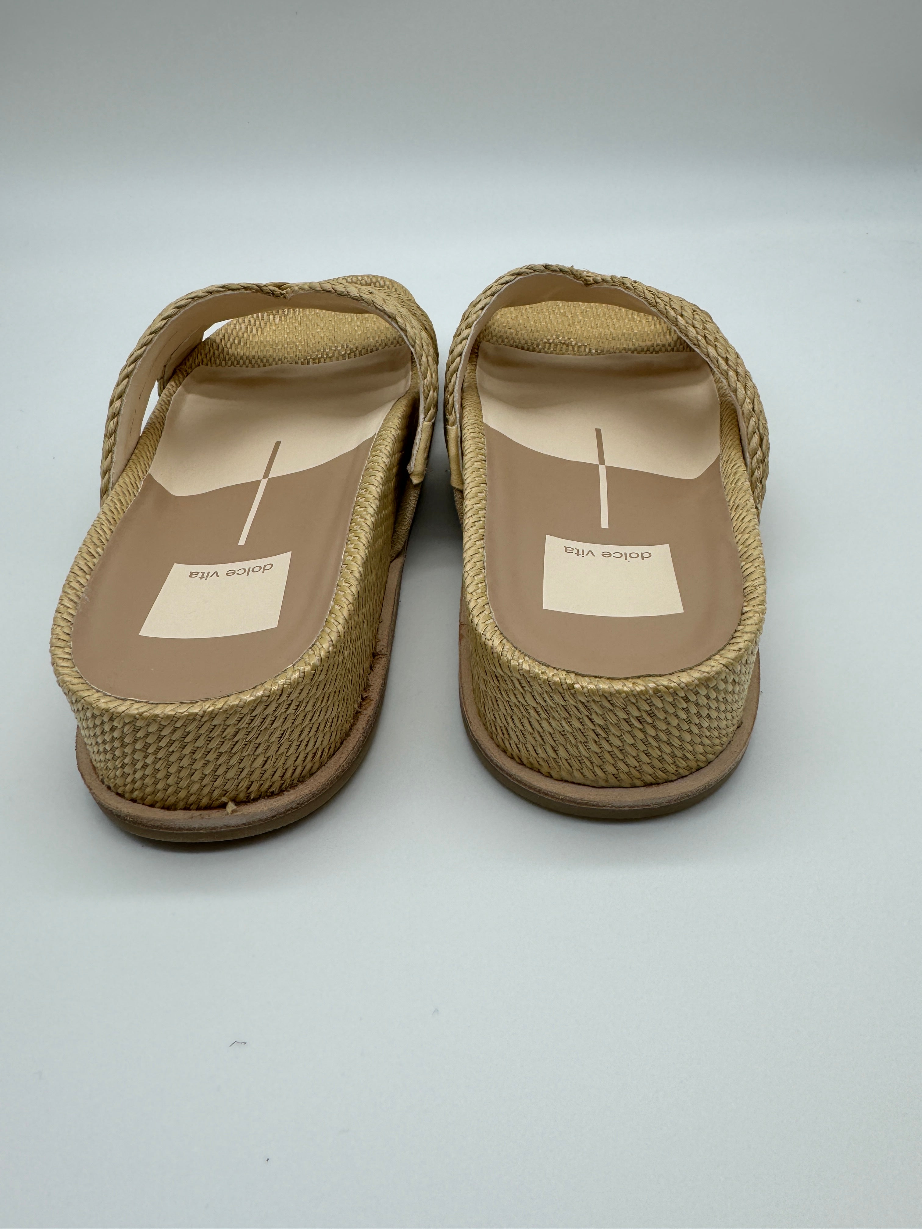 Dolce Vita Selda Sandals in Light Natural Raffia-312 Shoes-Little Bird Boutique