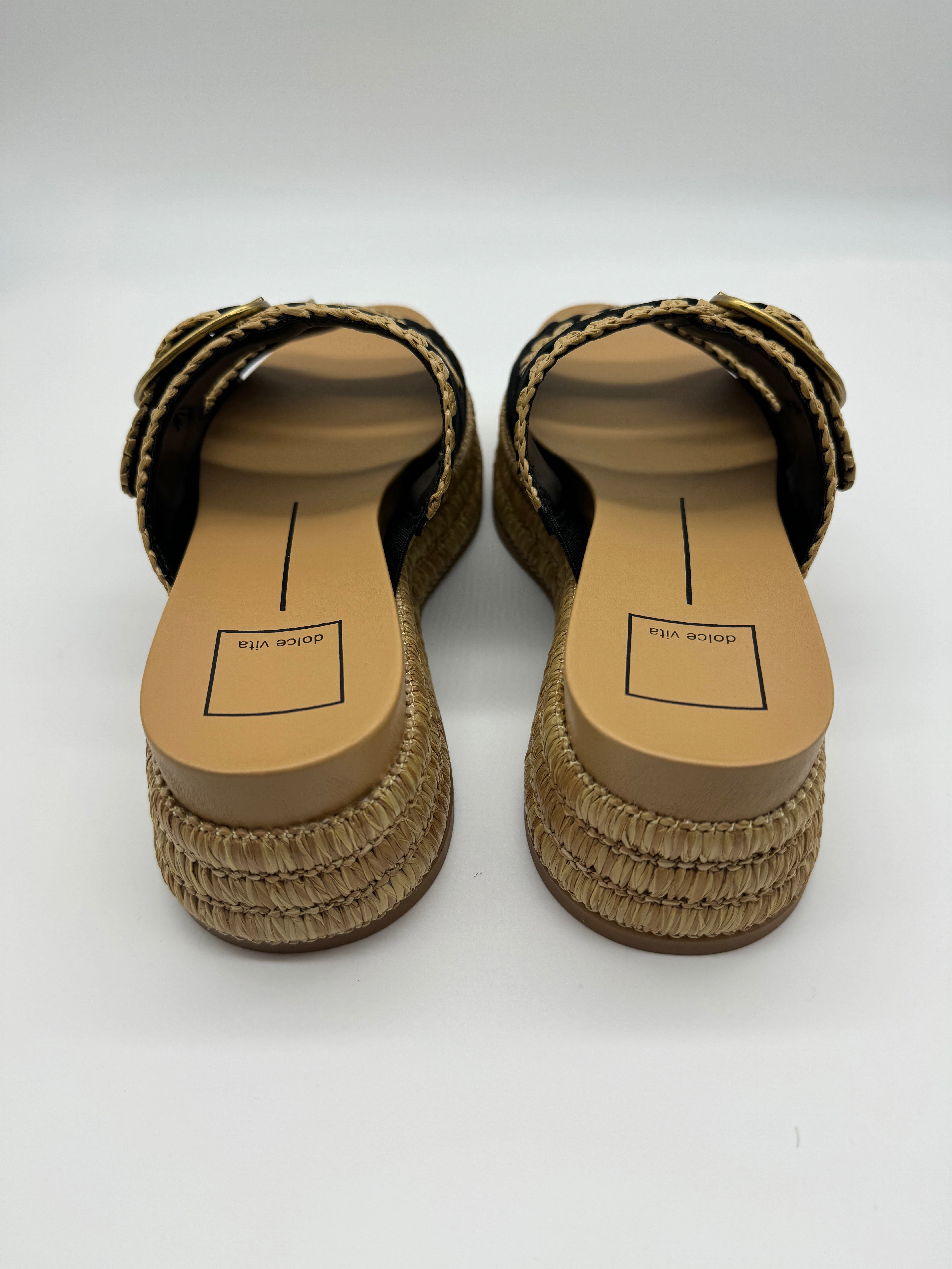 Dolce Vita Wanika Sandals in Onyx Nubuck-312 Shoes-Little Bird Boutique