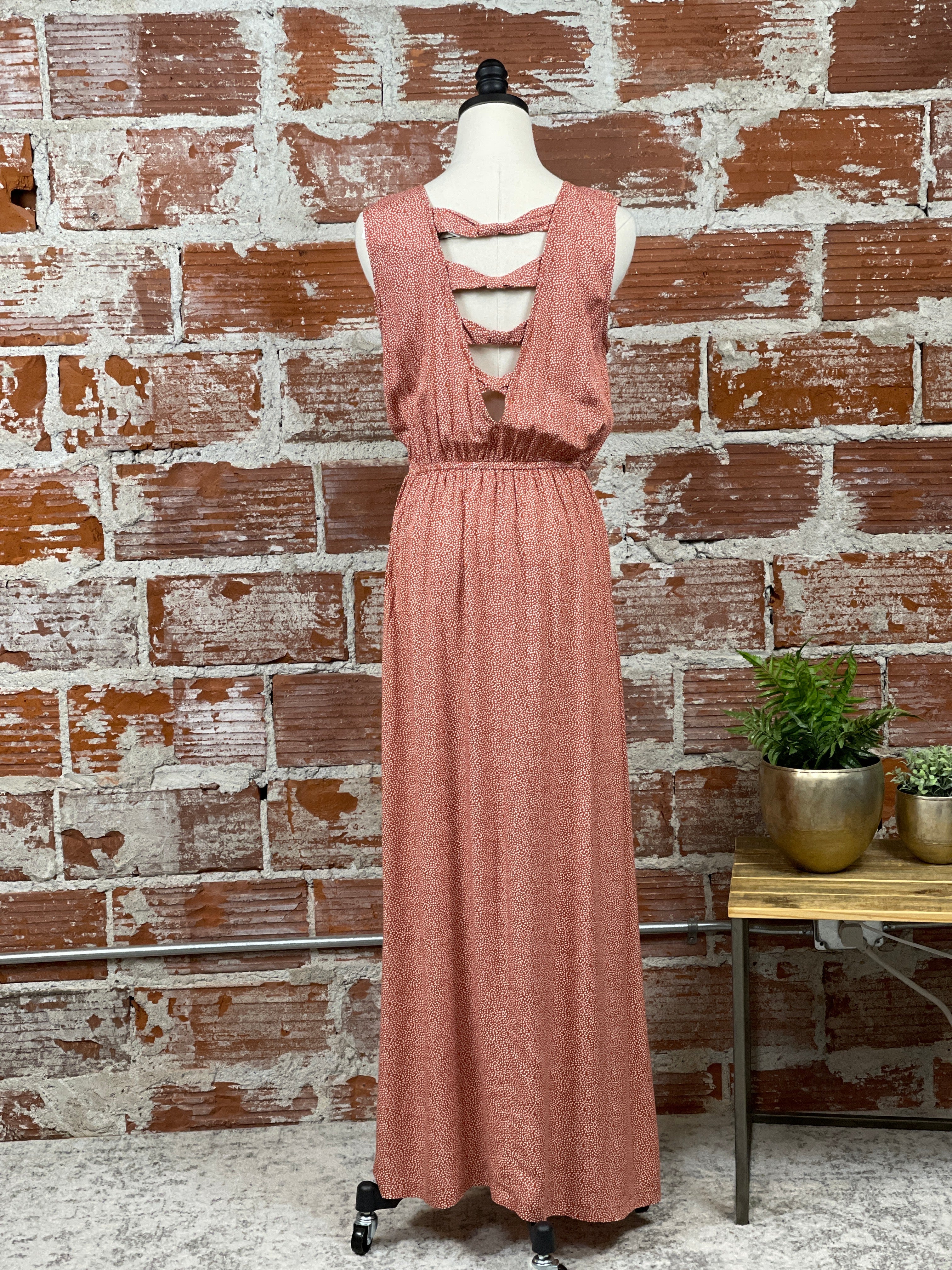 Molly Bracken Maxi Dress in Caramel-152 Dresses - Long-Little Bird Boutique