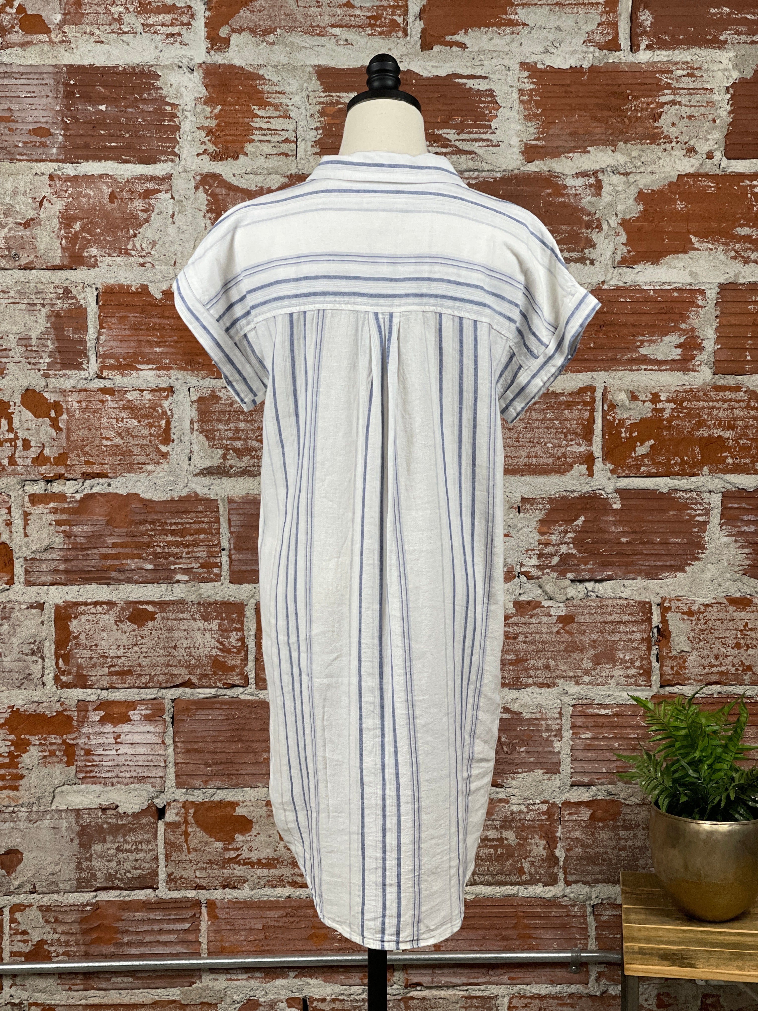 Thread and Supply Judson Dress in Coastal Stripe-151 Dresses - Short-Little Bird Boutique