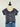Jovi Button Knit Top in Navy-132 - Sweaters S/S (Dec - May)-Little Bird Boutique