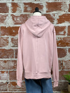 Clara Hooded Sweatshirt in Blush-142 Sweatshirts & Hoodies-Little Bird Boutique