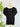Liverpool Short Flutter Sleeve Knit Top in Black-122 - Jersey Tops S/S (Dec - May)-Little Bird Boutique