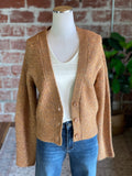 Rust Demila Raglan Cardigan-130 Sweaters-Little Bird Boutique