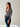 Good American The Rib V Neck Cardigan in Ivory Stripe-121 - Jersey Tops F/W (June - Nov)-Little Bird Boutique