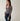 Good American The Rib V Neck Cardigan in Ivory Stripe-121 - Jersey Tops F/W (June - Nov)-Little Bird Boutique