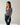 Good American The Rib V Neck Cardigan in Ivory Stripe-121 - Jersey Tops F/W (June - Nov)-Little Bird Boutique