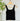 Nikibiki Floral Textured Lace Tank in Black-122 - Jersey Tops S/S (Dec - May)-Little Bird Boutique