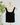 Nikibiki Floral Textured Lace Tank in Black-122 - Jersey Tops S/S (Dec - May)-Little Bird Boutique