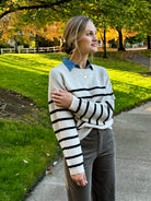 Sanctuary Warmer Days Crew Sweater in Toasted Almond-131 - Sweaters F/W (June - Nov)-Little Bird Boutique