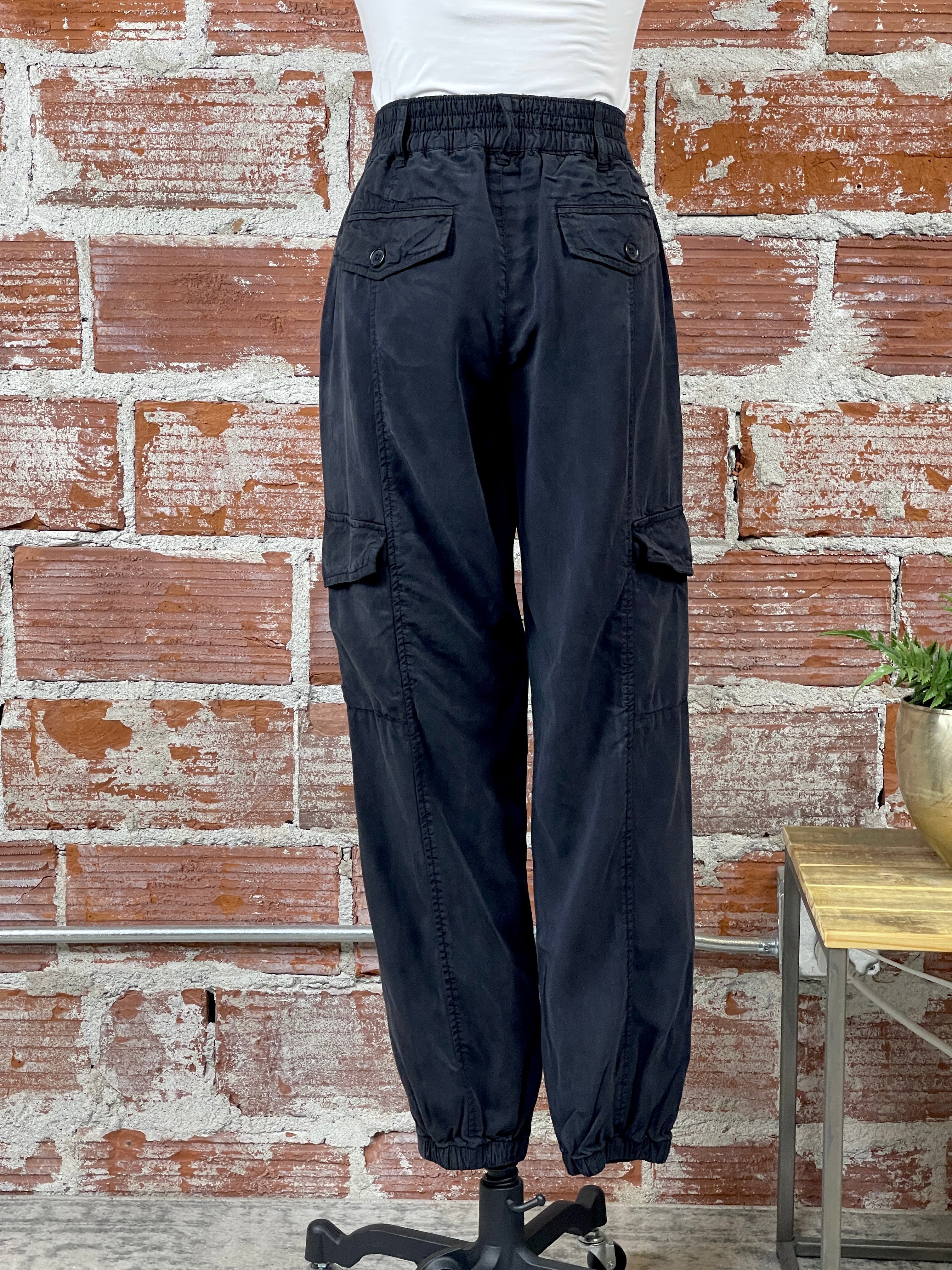 Sanctuary Relaxed Rebel Pants in Black-220 Pants-Little Bird Boutique