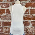 Ribbed Jersey Tank in Ivory-122 - Jersey Tops S/S (Dec - May)-Little Bird Boutique