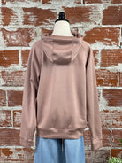 Soft Touch Hoodie in Mocha-142 Sweatshirts & Hoodies-Little Bird Boutique