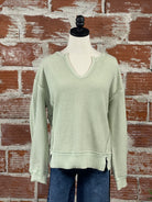 Dear John Zyra Top in Mint-142 Sweatshirts & Hoodies-Little Bird Boutique