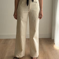 Sanctuary Arden Pants in Bleached White Pinstripe-220 Pants-Little Bird Boutique