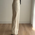 Sanctuary Arden Pants in Bleached White Pinstripe-220 Pants-Little Bird Boutique