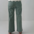 Oat New York Wide Leg Denim in Sage Green-210 Denim-Little Bird Boutique