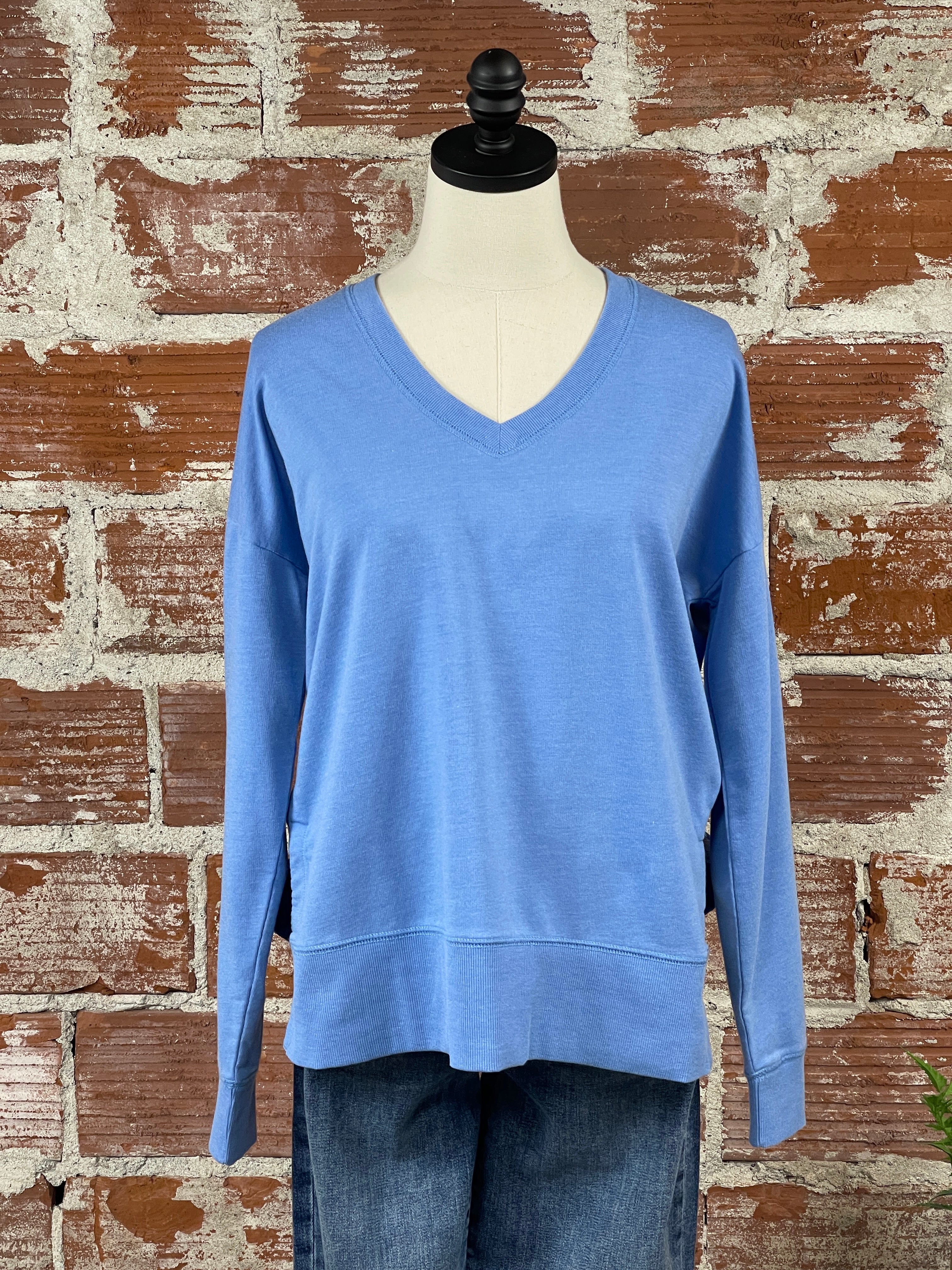 Z Supply Modern Weekender in Blue Isle-142 Sweatshirts & Hoodies-Little Bird Boutique