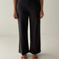Kut from the Kloth Meg Linen Pants in Charcoal-220 Pants-Little Bird Boutique
