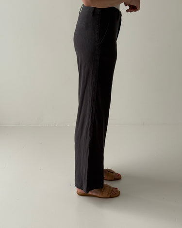 Kut from the Kloth Meg Linen Pants in Charcoal-220 Pants-Little Bird Boutique